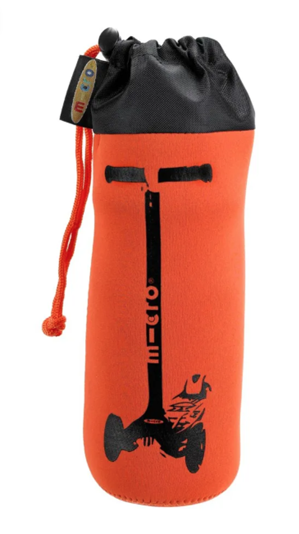 Держатель для бутылок "Самокат" оранжевый (3 колеса)_promo