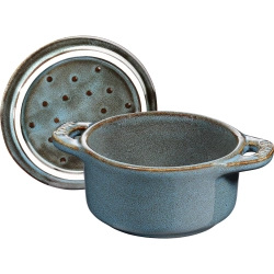 STAUB - Мини-кокотница 200мл 10см бирюзовый / артикул   40508-159-4  / GTIN 00810111