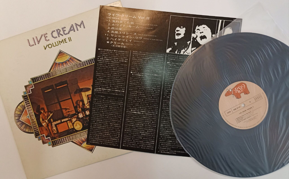 Винтажная виниловая пластинка LP Cream Live Cream Volume II (Japan 1975)