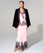 Юбка с отделкой французским кружевом