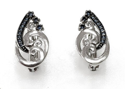 Серьги "Эстерелла" из серебра 925-й пробы