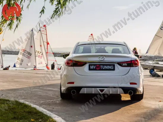 Диффузор заднего бампера var.2 для Mazda 6