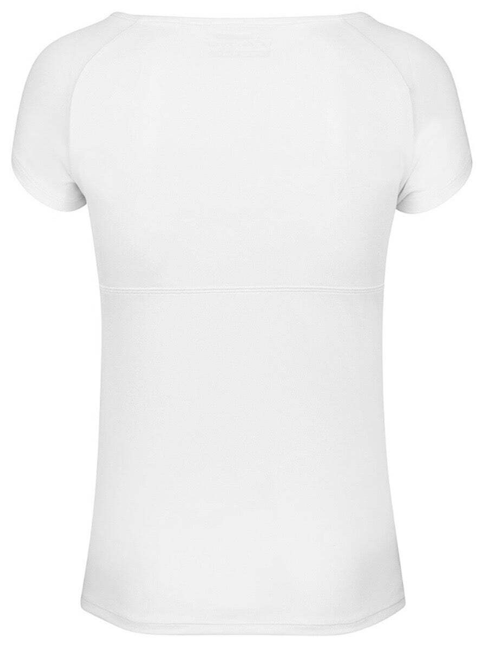 Футболка для девочки теннисная Babolat Play Cap Sleeve Top Girl - белый