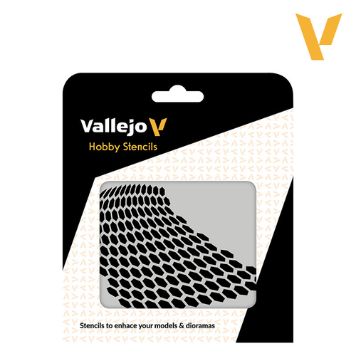 Hobby Stencils: Distorted Honeycomb