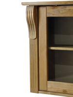 Шкаф навесной Сюзанна, деревянный, бейц