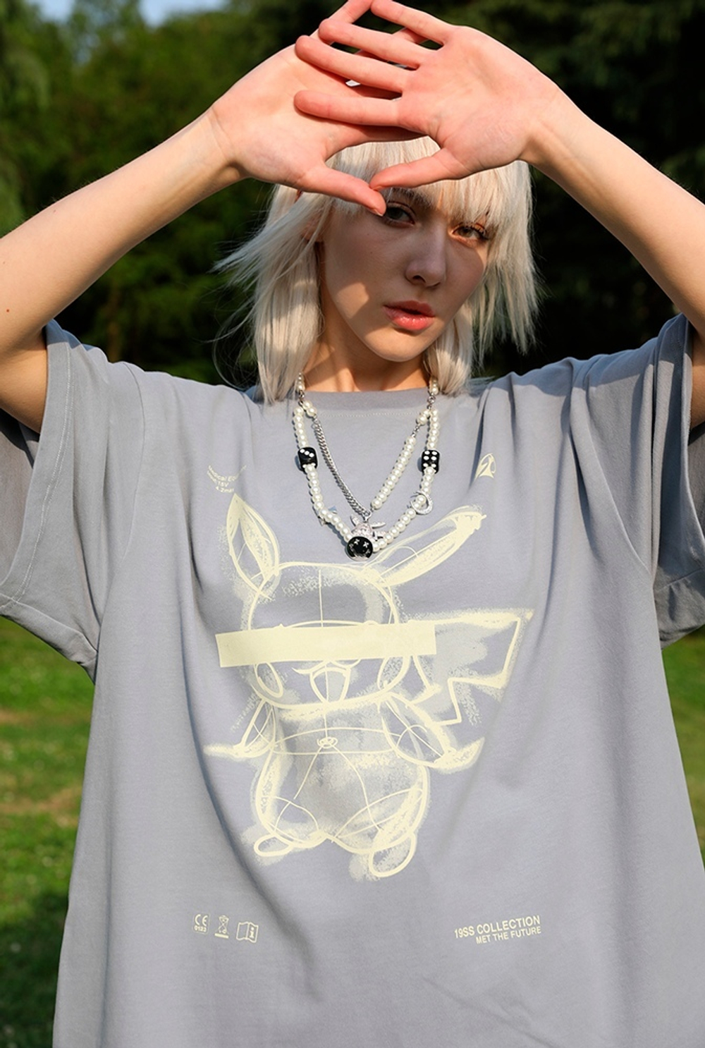 Футболка HARSHandCRUEL "Pikachu" Oversized Tee
