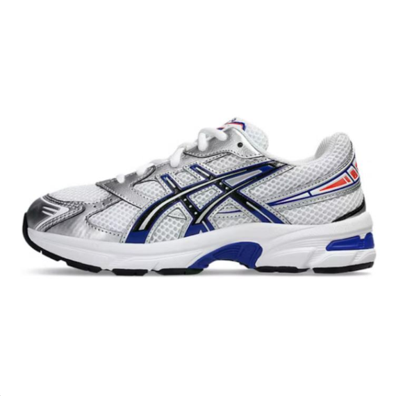 Asics Gel 1130 Детские беговые кроссовки Низки Серо-белого цвета.