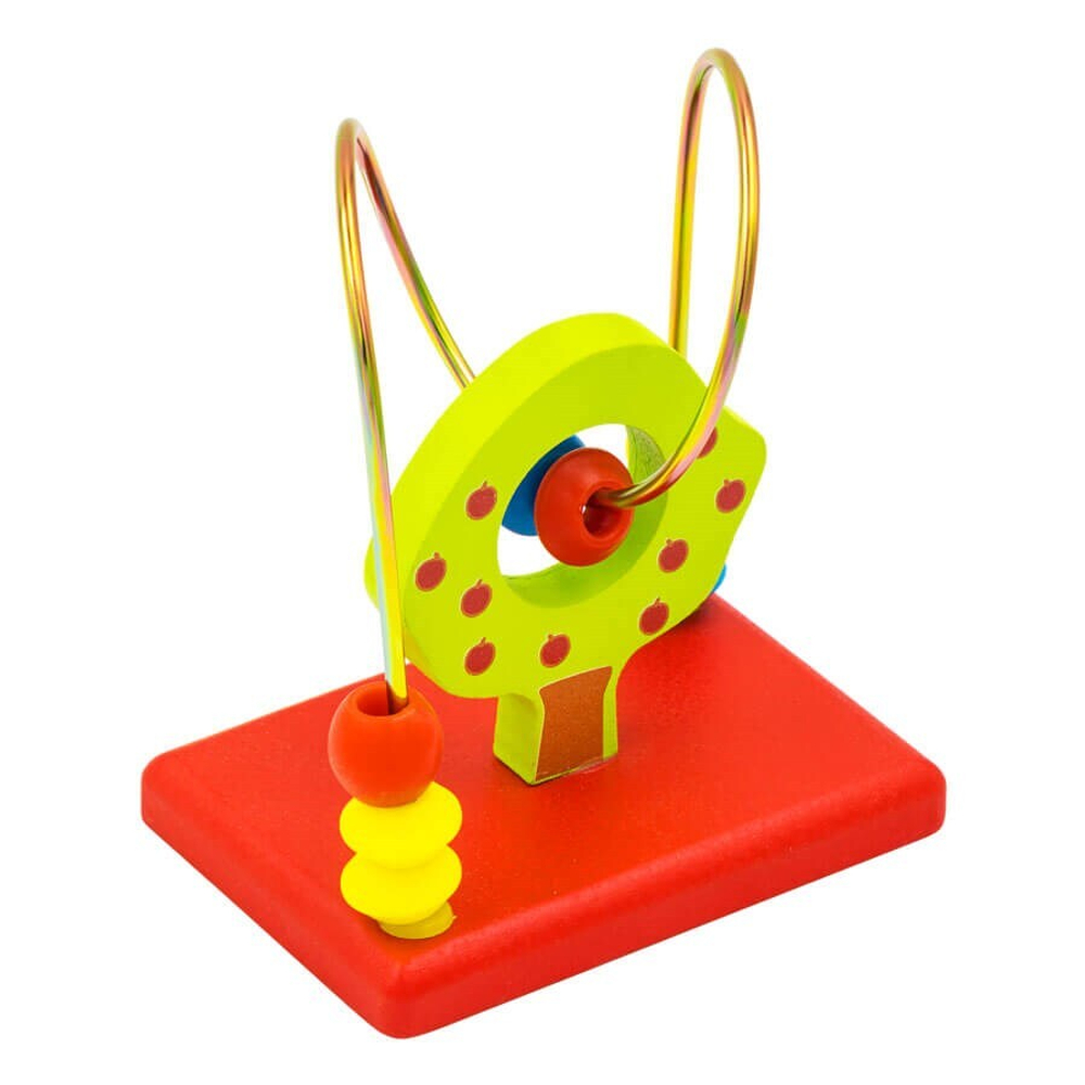 Лабиринт "Яблоня", развивающая игрушка для детей, обучающая игра из дерева