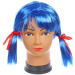 Парик карнавальный «Милашка», Голубой
