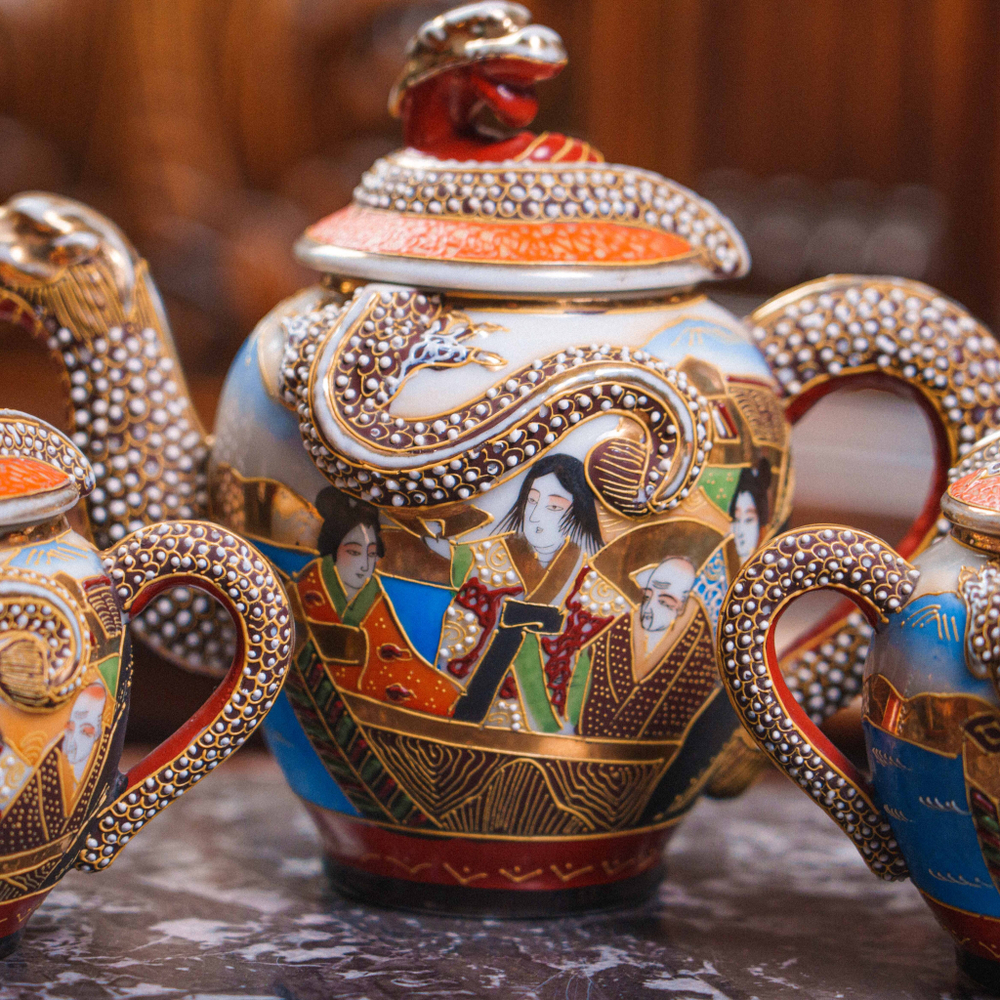 Кофейный сет в стиле Сацума