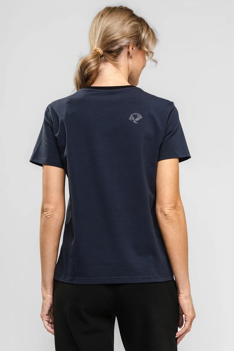 Футболка "НОХО" женская, цвет "Полярная ночь"