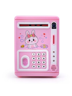 Игрушка Копилка Зайчишка, цвет розовый (5969C)