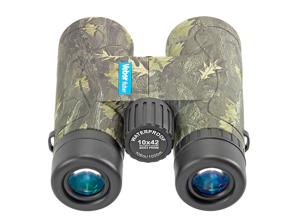 Бинокль Veber 10x42 Fisher camo [25651]