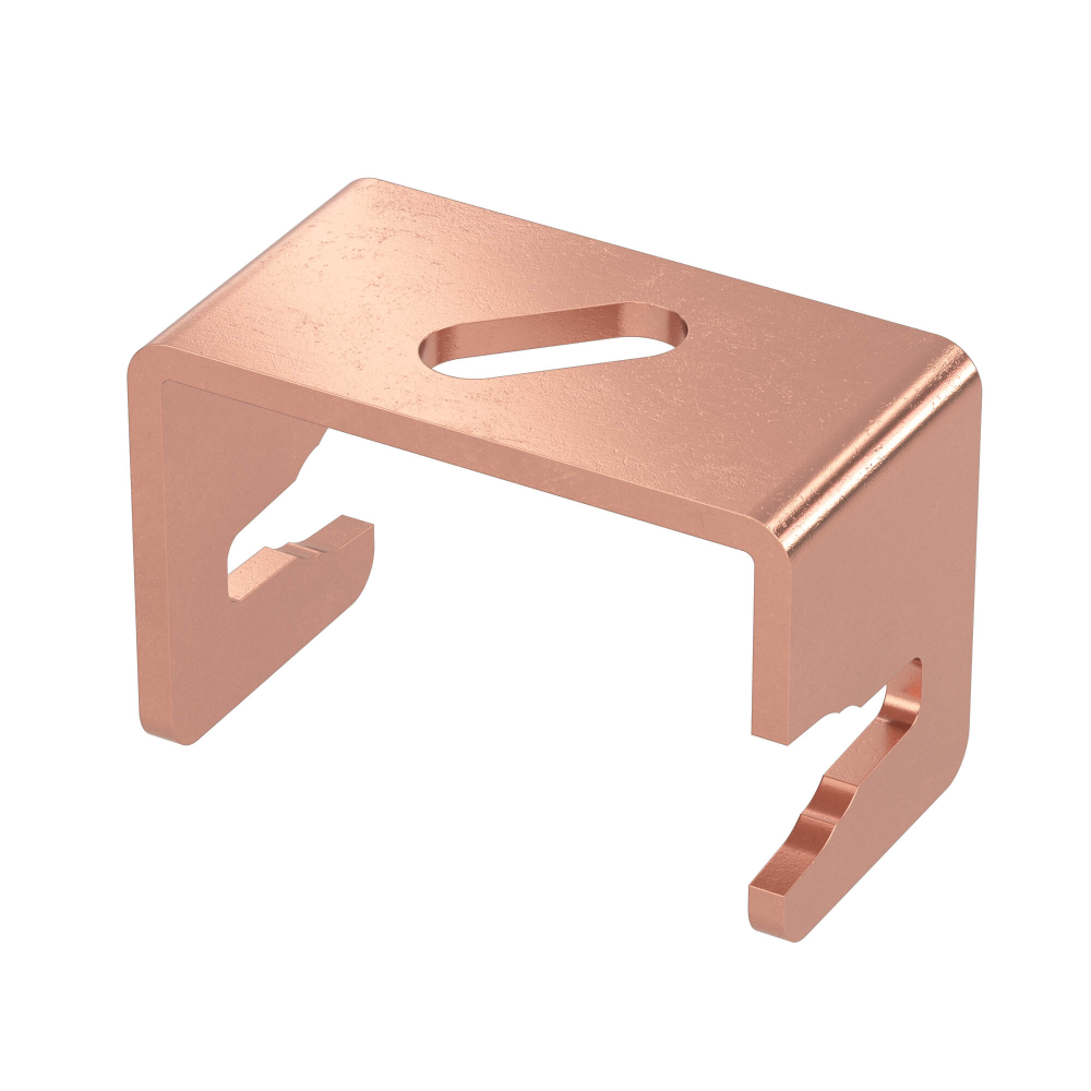 Скоба-держатель, 47 мм, медь