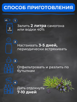 Набор для приготовления настойки Джин/ Для настаивания на самогоне, водке 45 гр