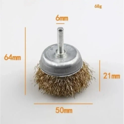 Набор щеток-крацовок для дрели и шуруповёрта. Корщётка металлическая для удаления ржавчины