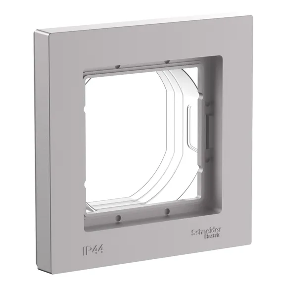 Рамка 1-м AtlasDesign Aqua IP44 алюм. SE ATN440301