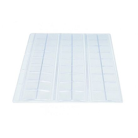 Лист для монет А4, 207х250, на 54 ячеек, ДПС