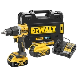 DeWalt DCD100YP2T аккумуляторный шуруповерт (2 x 5 Ач, ЗУ) DCD100YP2T-QW
