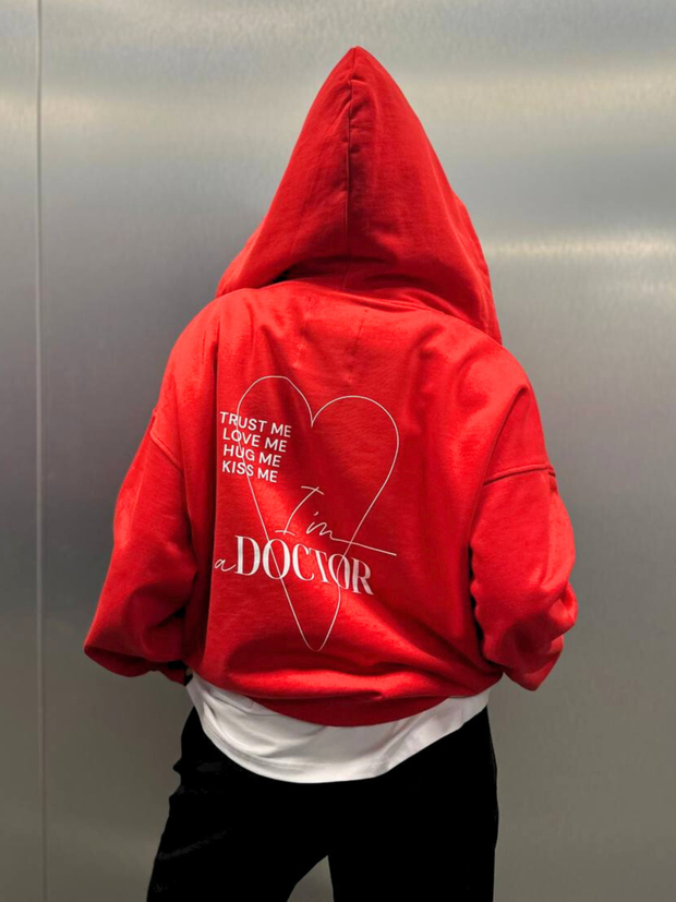 Худи унисекс Nebbia, красный