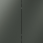 Проходной переключатель встраиваемый VOLTUM S70 двухклавишный 10А, (титан)