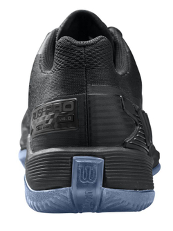 Мужские кроссовки теннисные Wilson Rush Pro 4.0 M - black/black/black