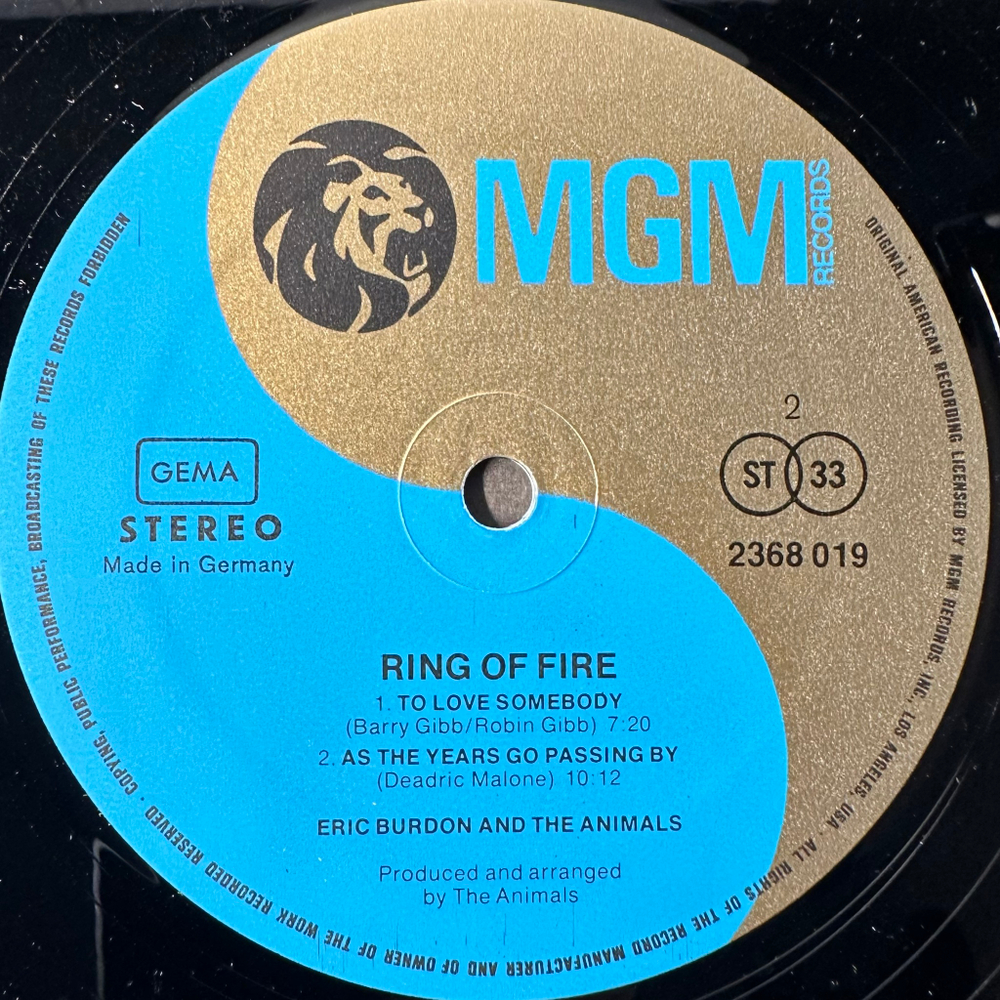 Eric Burdon And The Animals ‎– River Deep Mountain High / Ring Of Fire 2LP (Германия 1983г.)