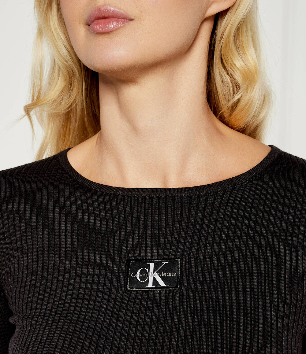 Свитер CALVIN KLEIN JEANS - черный(J20J223611)