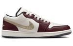 Jordan Air Jordan 1 Low SE "Year of the Dragon" Golden Feather Year of the Dragon New Year synthetic leather leather non-slip wear-resistant low-top retro basketball shoes women's white red yellow