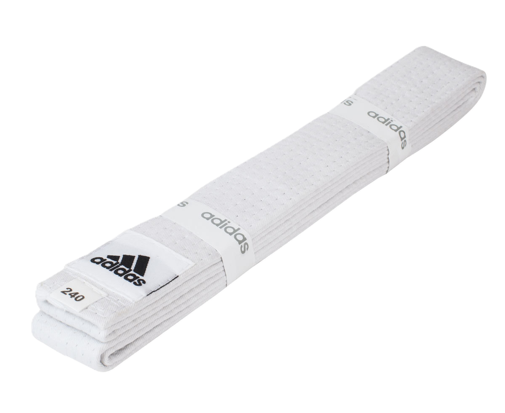 Пояс для тхэквондо Adidas Club белый