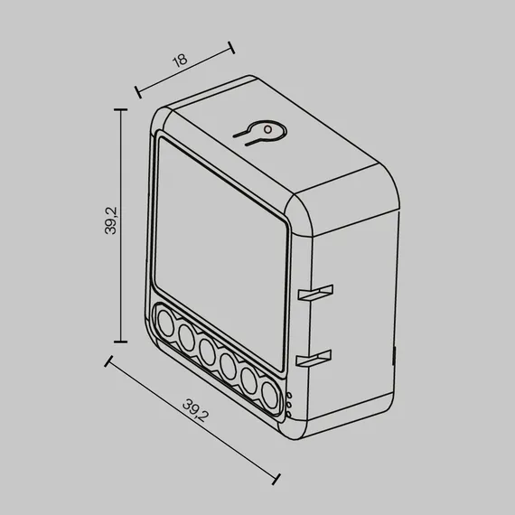 Wi-Fi диммер двухканальный 200Вт Lighting control md006