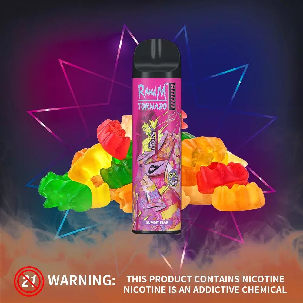 RandM Tornado 8000 - Gummy Bears (5% nic)