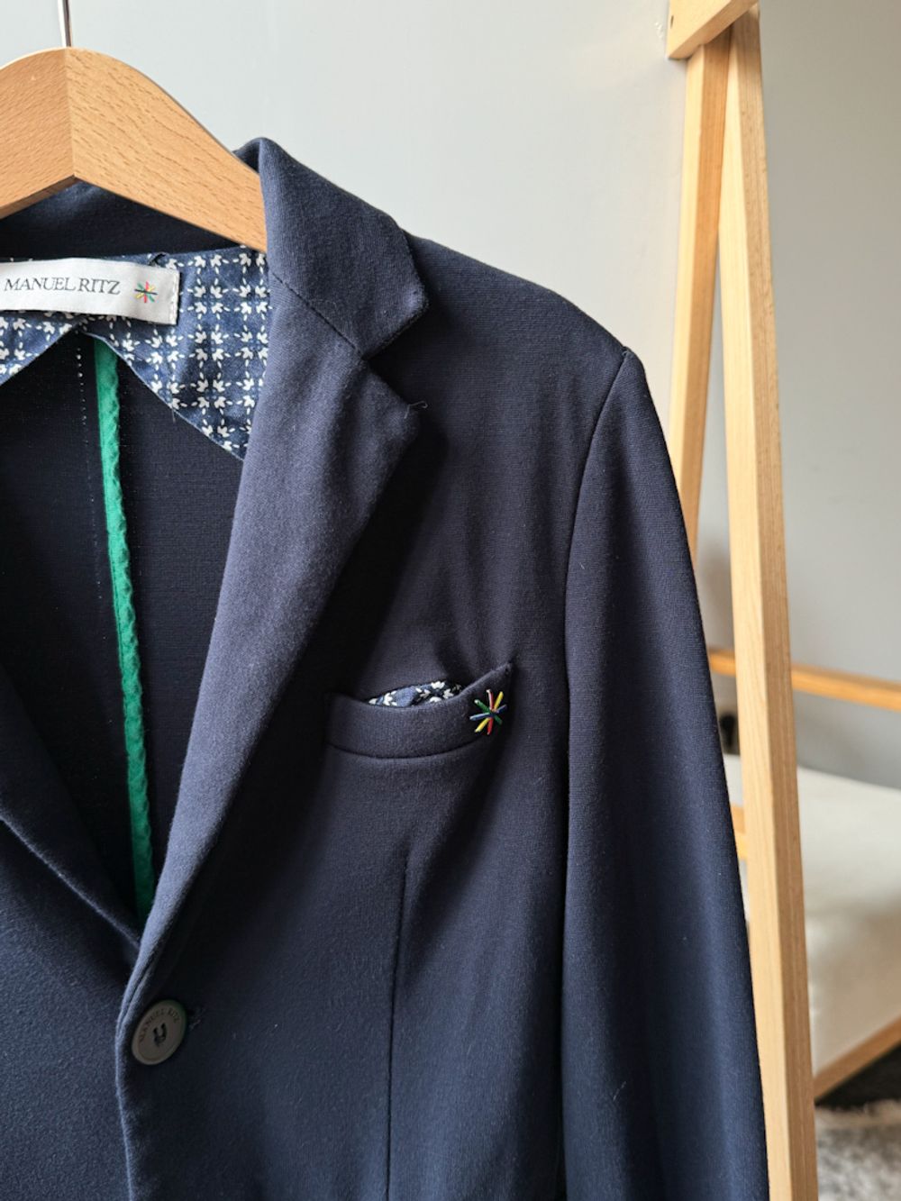 Пиджак трикотажный с вискозой Manuel Ritz, 128