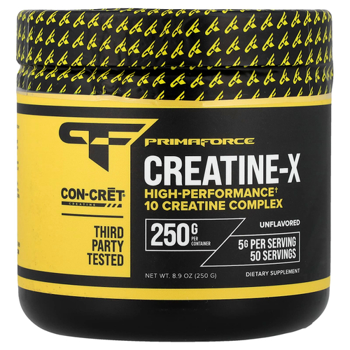 Primaforce, Creatine-X, без вкусовых добавок, 250 г (8,9 унции)