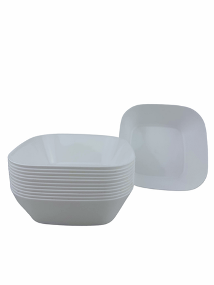 Тарелка глубокая белая CGPro (12 шт упак)