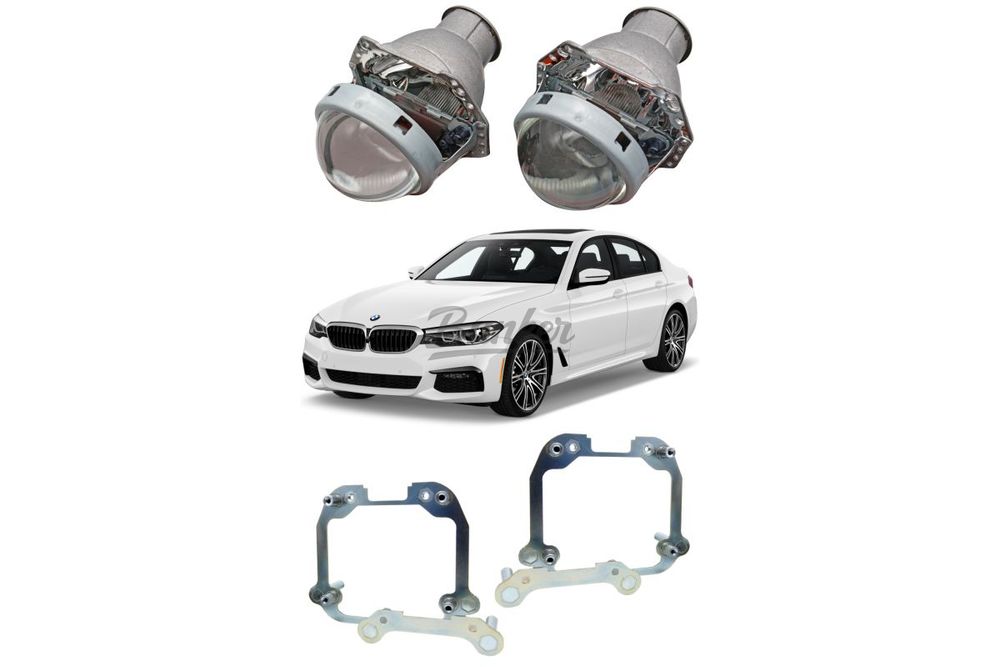 Готовый комплект для замены штатных светодиодных линз LED AFS BMW 5 VII G30/G31 2017-2020