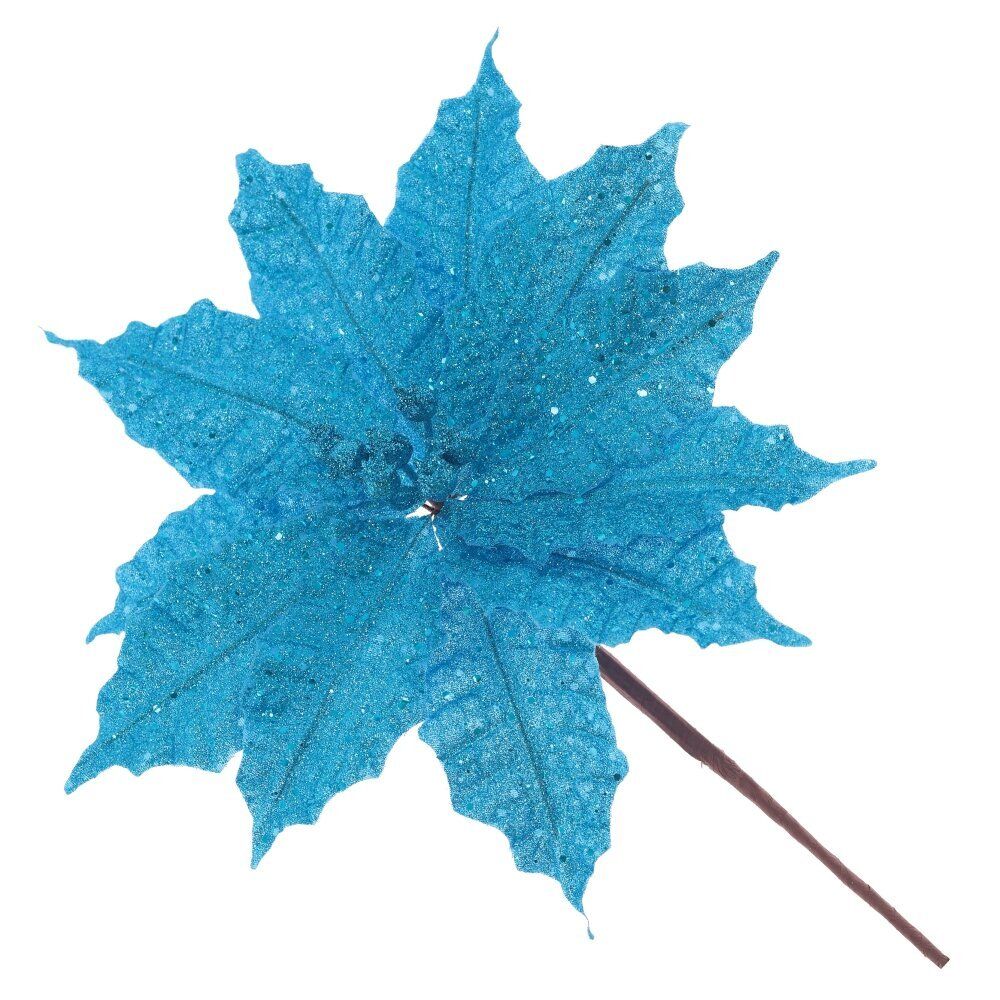 GAEM Цветок искусственный "Пуансеттия", L27 W27 H30 см, 3в.