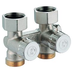 Узел нижнего подключения Giacomini прямой, для одно-и двухтр. систем 1/2quot;M x 3/4quot;E, R383X012