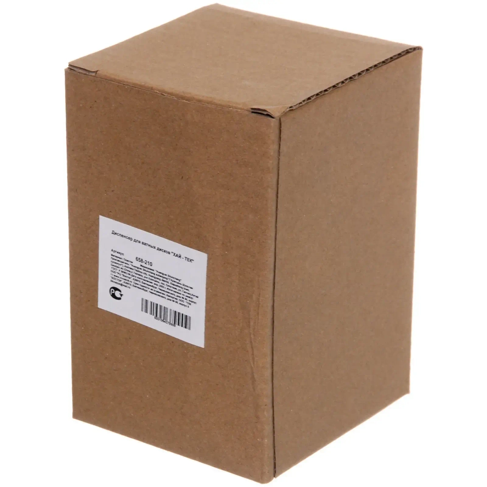 Диспенсер для ватных дисков «БРАМИНГЕМ», прозрачный, 11*7см