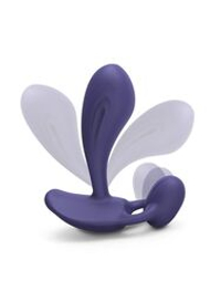 Темно-синий вибромассажер Witty P&G Vibrator with Remote Control