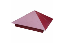 Зонт на трубу 40*40 см вишня 3005