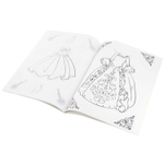 Раскраска А4 Alingar "Кукла-вырезалка". 10 л., обложка целлюлозный картон