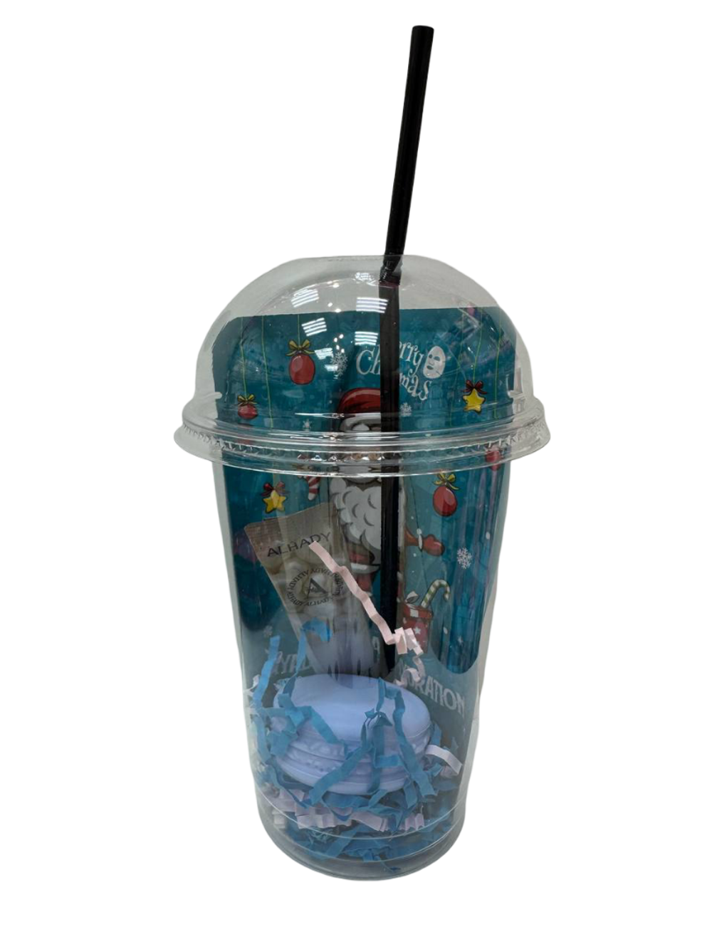 Стаканчик подарочный голубой