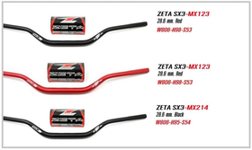 Handlebar Zeta ZE06-1111 SX-3 MX-111 28.6mm (no cross bar)