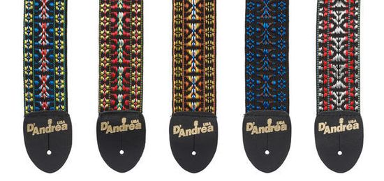 Ремень для гитары, тканный, рисунок «гобелен», D'Andrea 1313