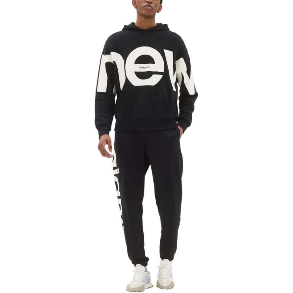 Толстовка New Balance Logo, UT23504-BK