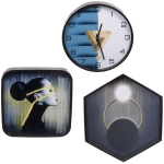 Часы настенные + пано 2шт «HOME STYLE» Незнакомка, черный корпус