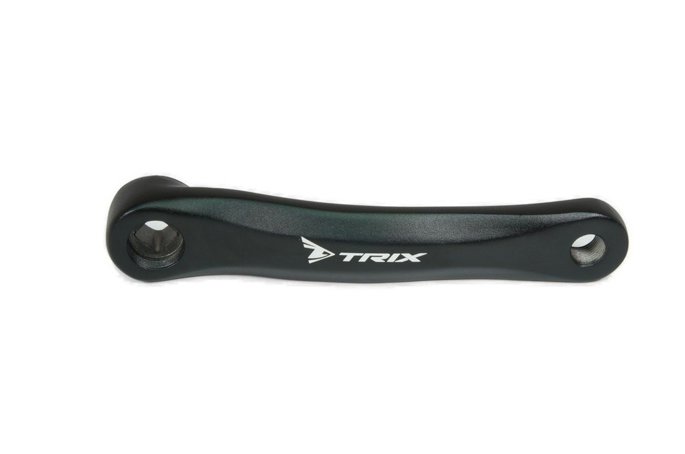 Шатун левый TRIX A3 170мм, алюм, резьба 9/16 "ромб черный (50)