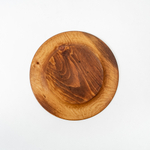 Деревянная плоская тарелка из сибирского кедра 205 мм T170