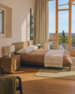 Ковер Eloda из шерсти и вискозы горчичного цвета, 200 x 300 см